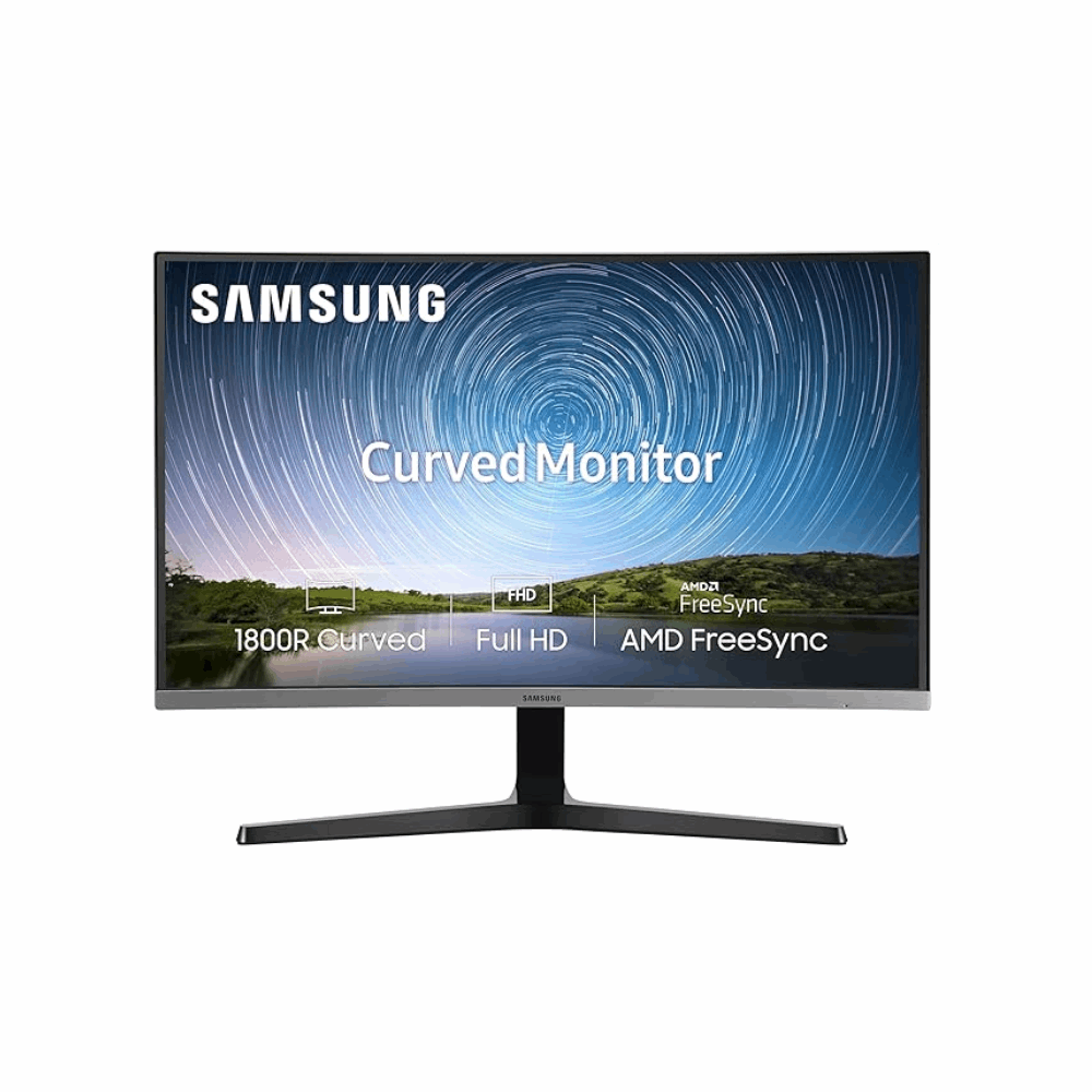 Samsung LS27C334GAWXXL – 27" FHD IPS, HDMI & DisplayPort, 178° Viewing Angle, 100Hz, sRGB 95%, 3-Side Borderless, Wall Mountable, 3 Year Warranty - Front View